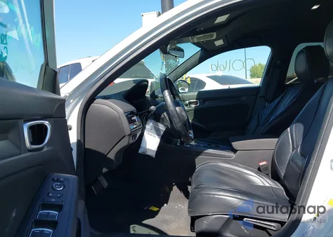 2022 Honda Civic Sport z USA, uszkodzony, nr VIN 2HGFE2F55NH527918